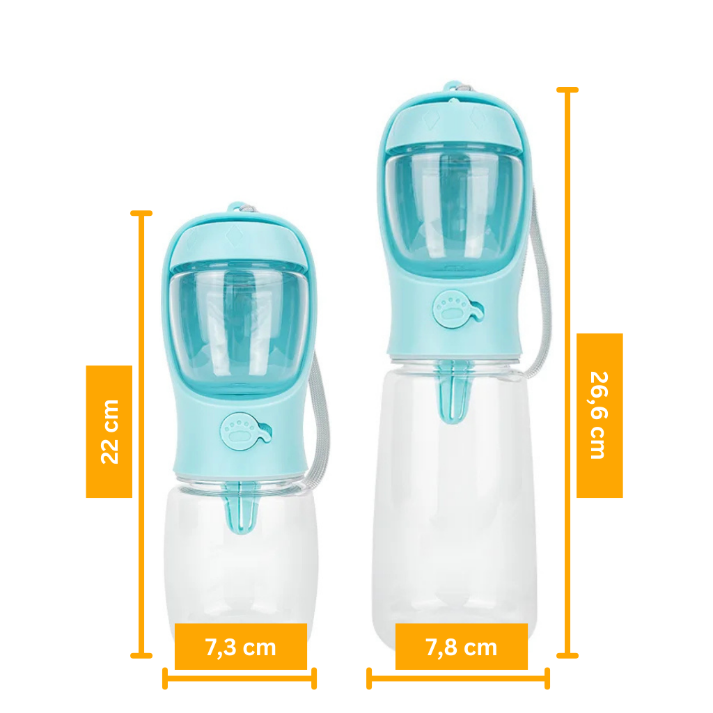 Tragbare Hundetrinkflasche 2.0