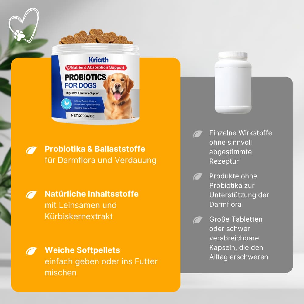 Probiotische Softpellets für Hunde & Welpen