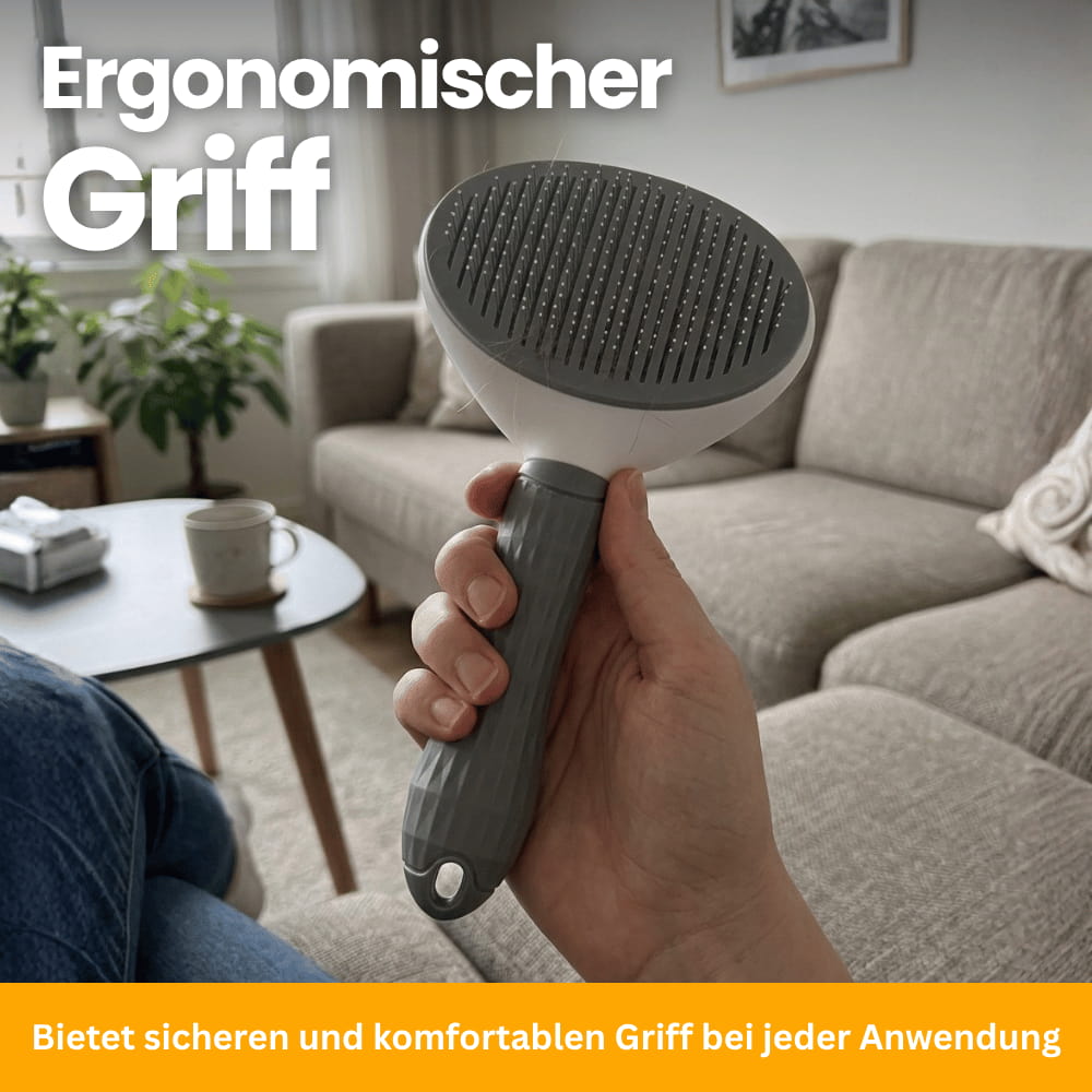 FurClean - Sanfte Pflegebürste für Hunde & Katzen