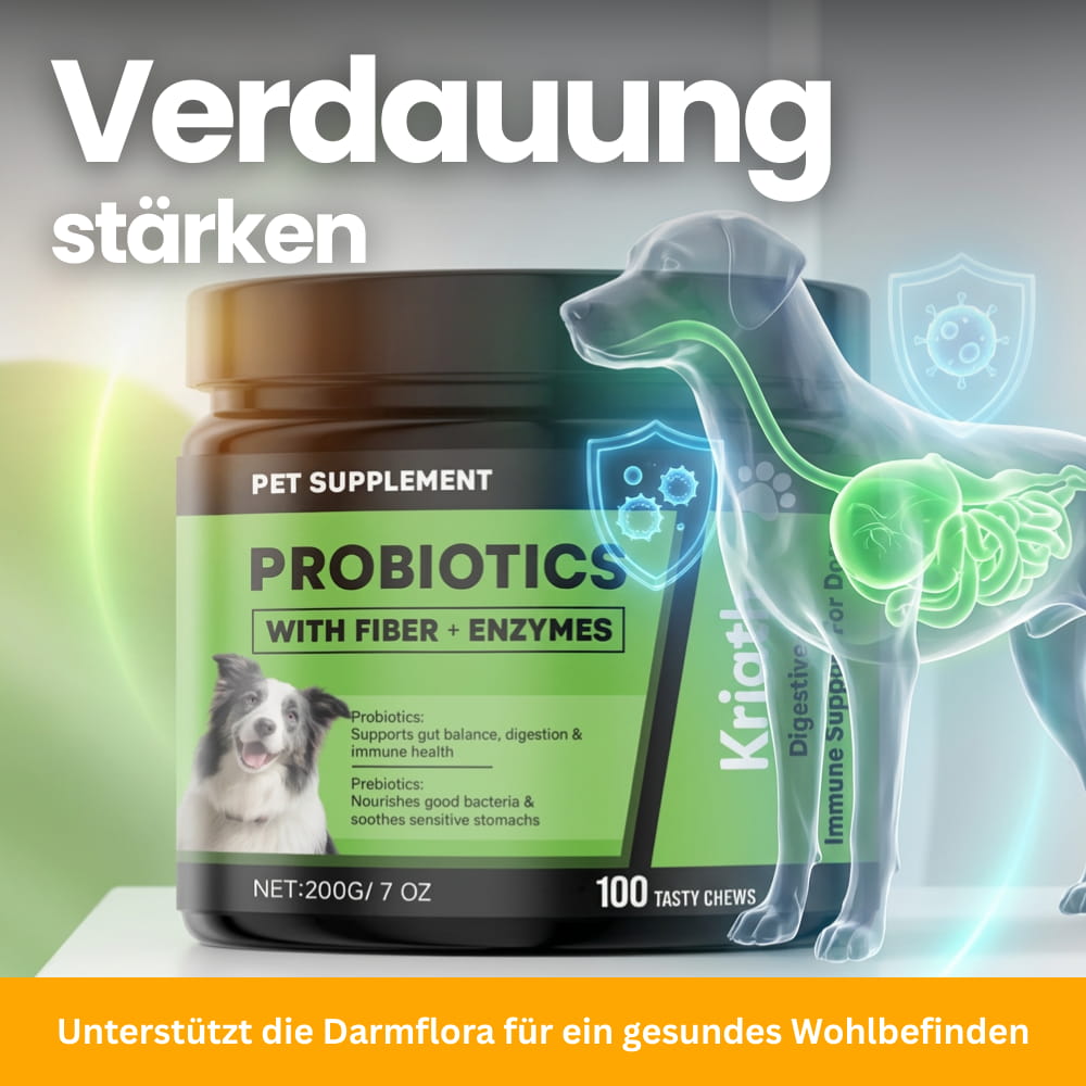 Hunde-Probiotika Soft Chews für Verdauung & Immunsystem