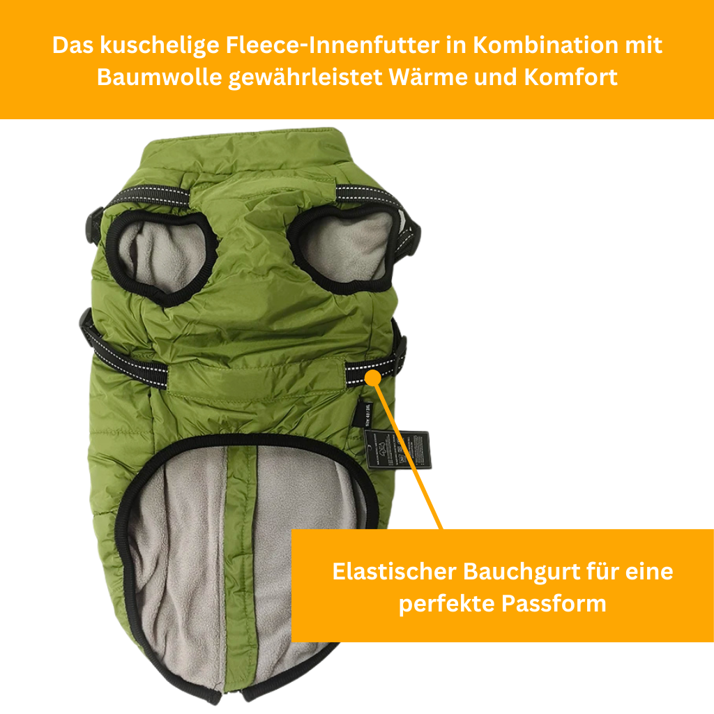 Wasserdichter Fleece Wintermantel