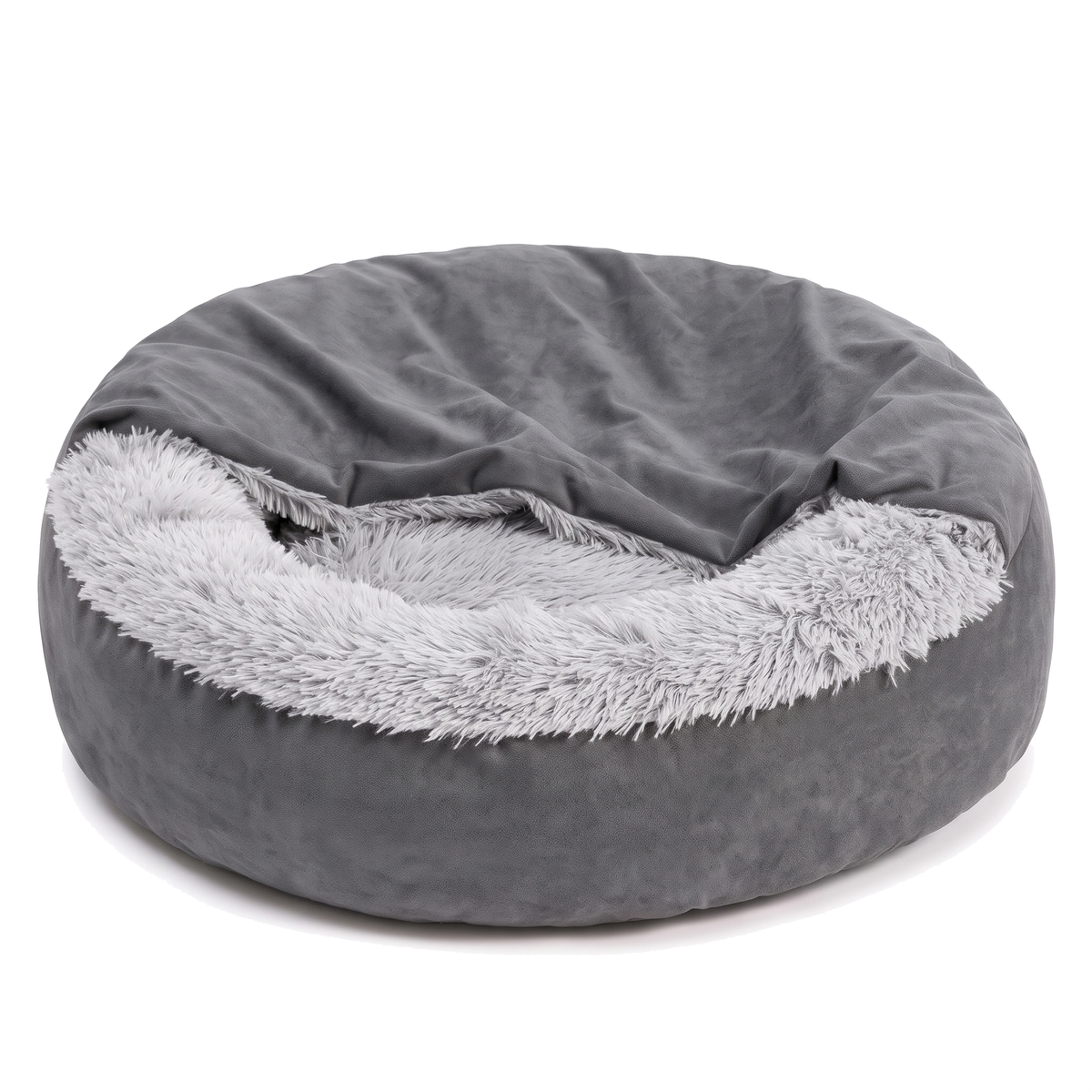 CuddleCave Kuschelhöhle für Hunde in Wolfsgrau