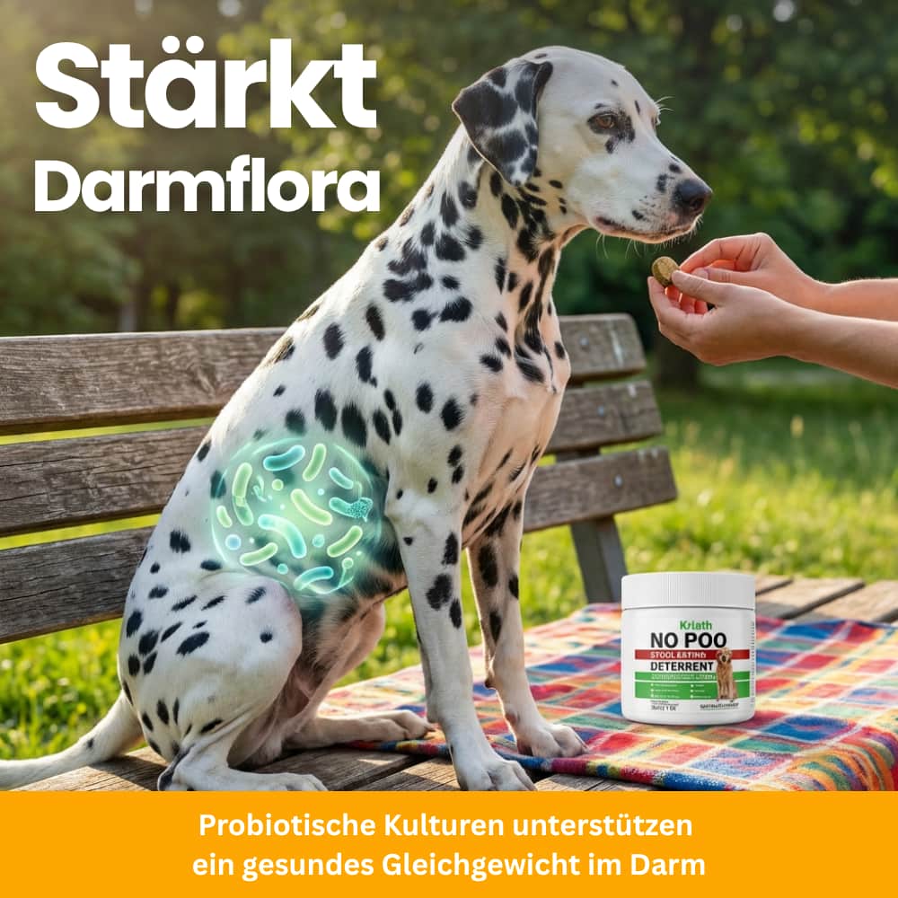 Verdauungskomplex für Hunde - Kautabletten gegen Kotfressen