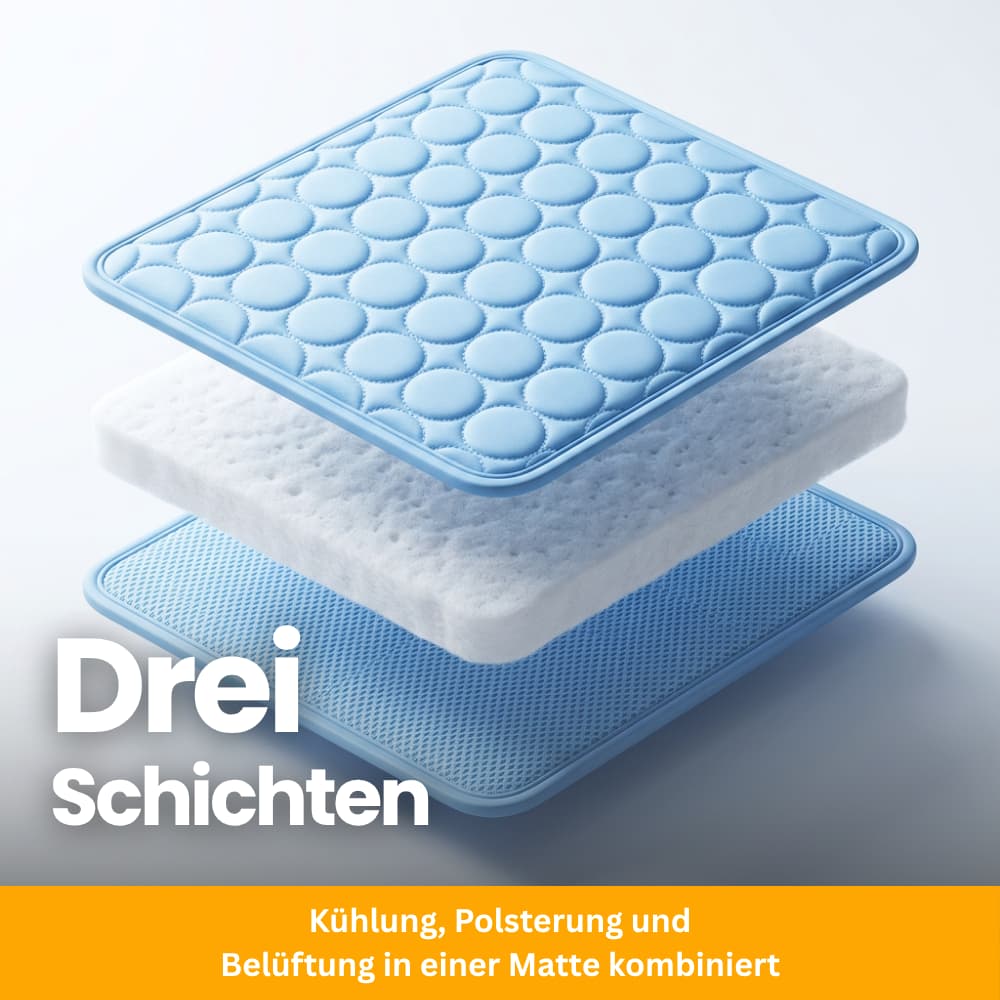Premium Kühlmatte für Hunde