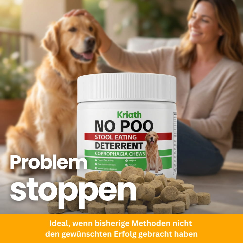 Verdauungskomplex für Hunde - Kautabletten gegen Kotfressen