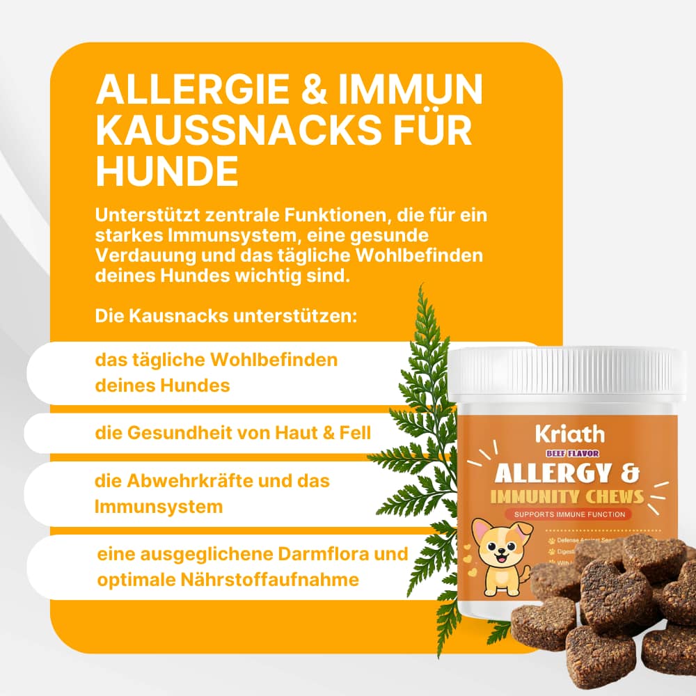 Allergie & Immun Kausnacks für Hunde