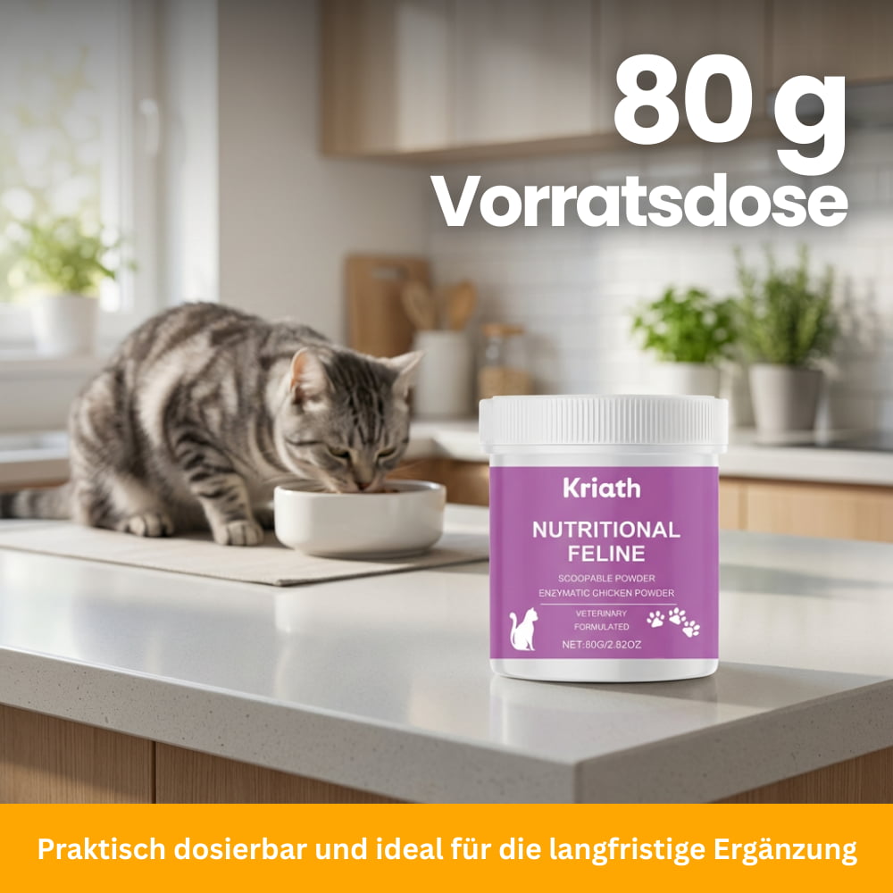 Katzen-Nährstoffpulver für Fell & Haut