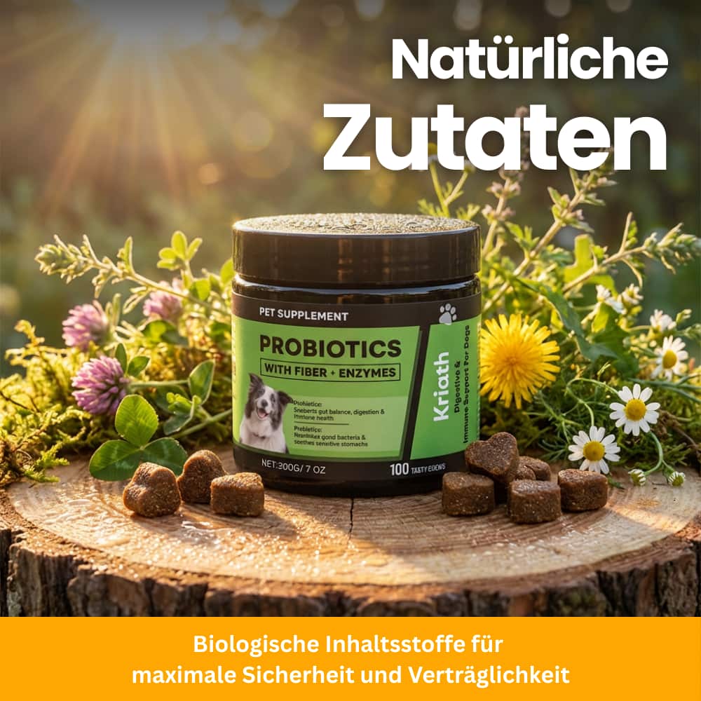 Hunde-Probiotika Soft Chews für Verdauung & Immunsystem