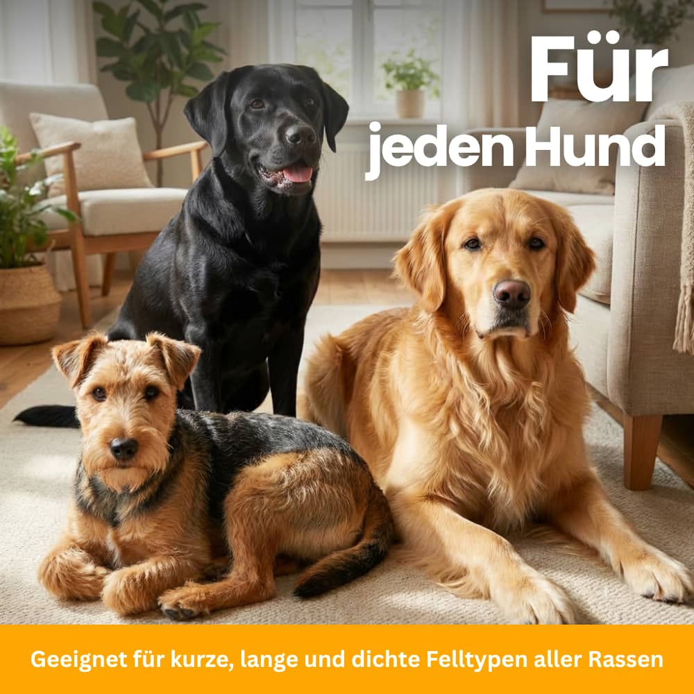 Premium Fellpflegebürste für Hunde