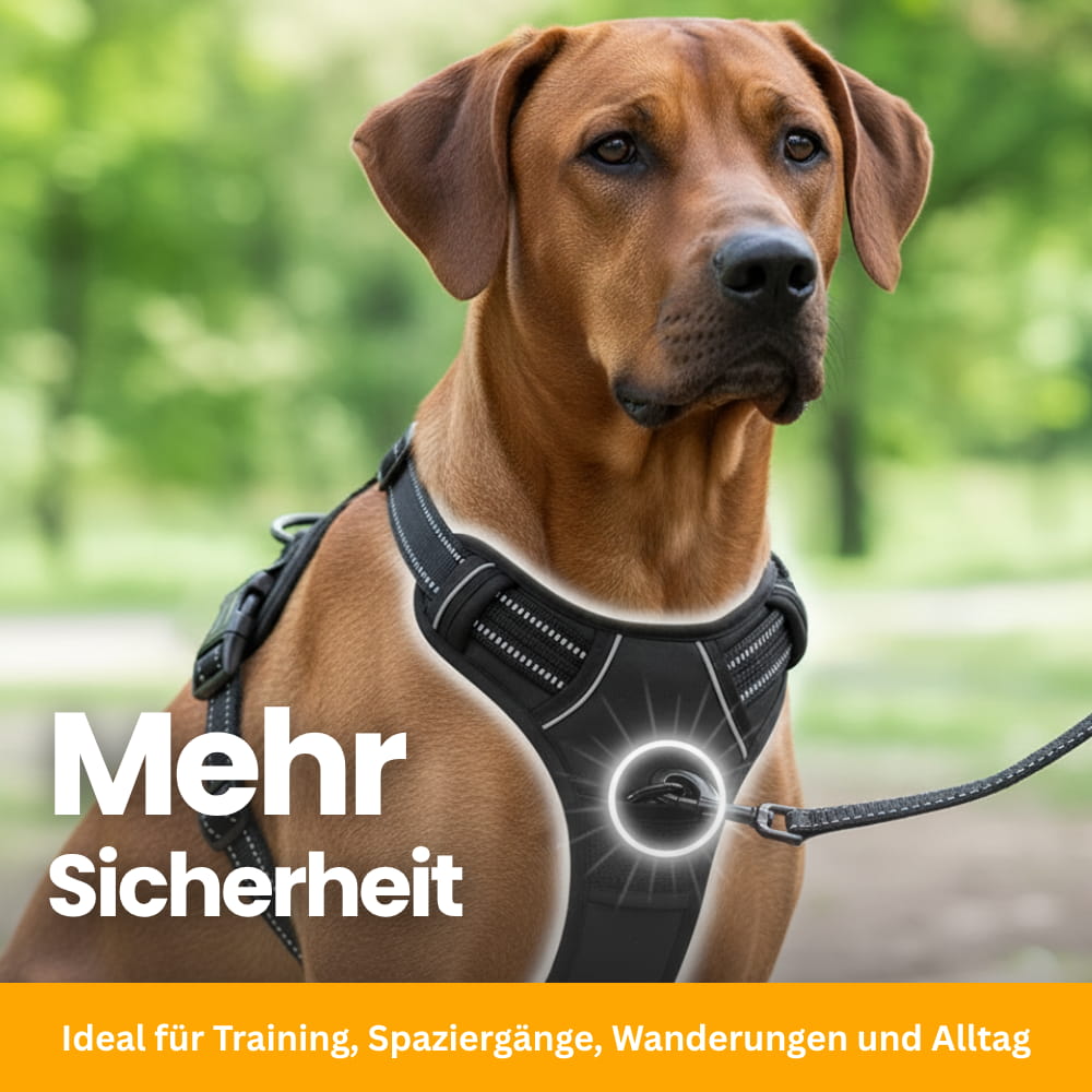 Gepolstertes Anti-Zug Hundegeschirr