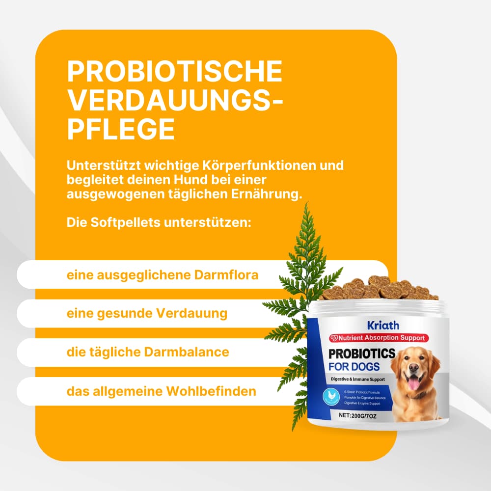 Probiotische Softpellets für Hunde & Welpen