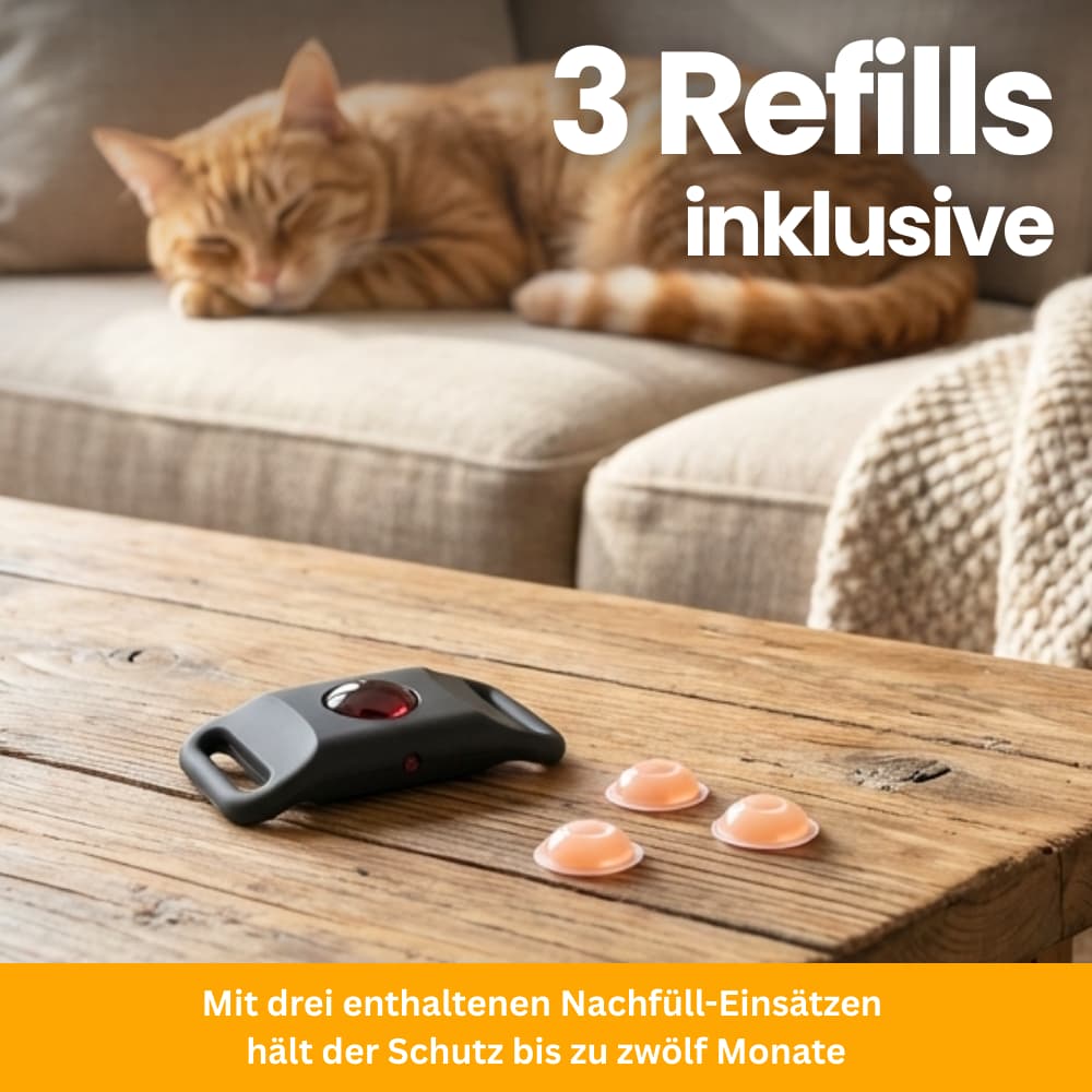 TickGuard Clip – gegen Zecken und Flöhe für Katzen