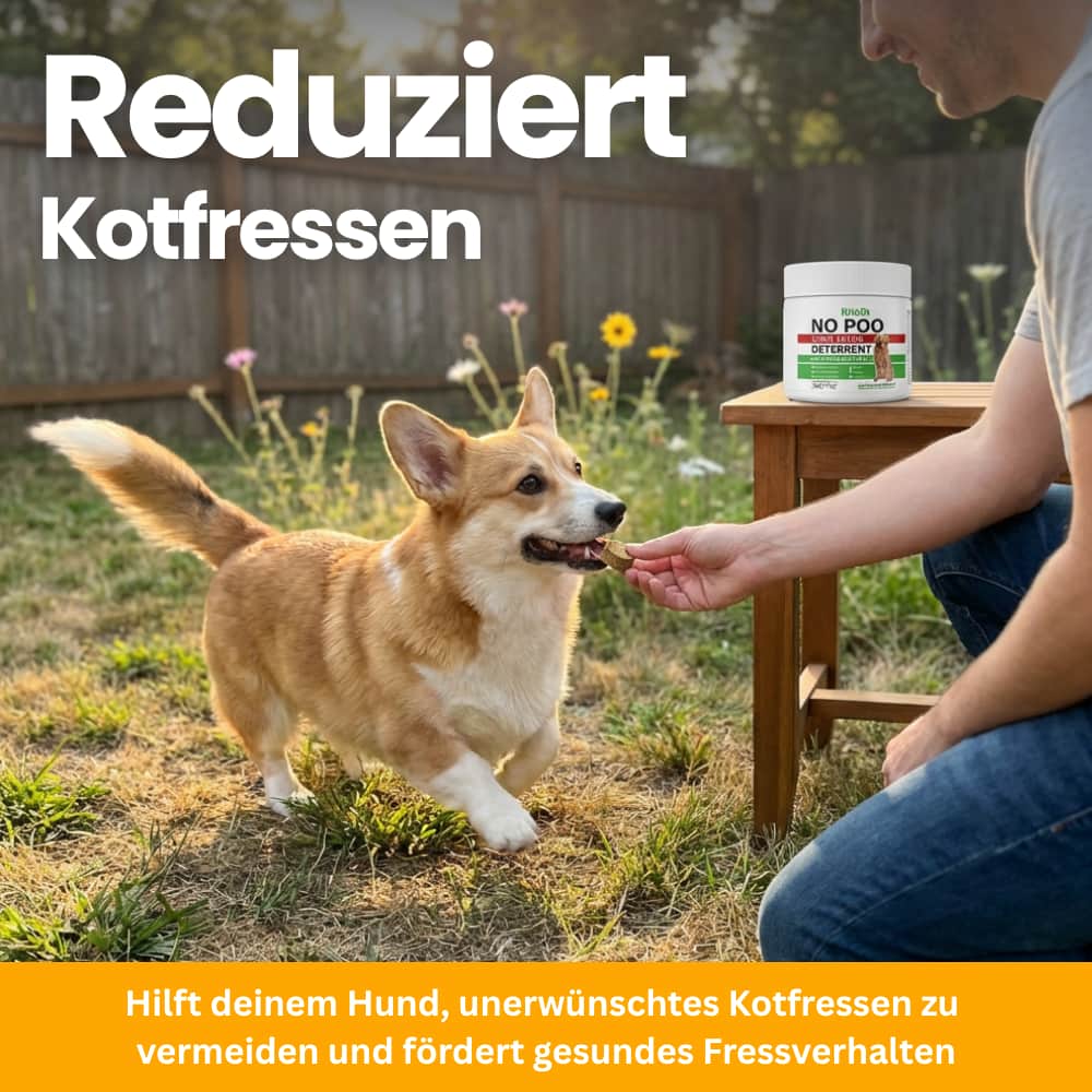Verdauungskomplex für Hunde - Kautabletten gegen Kotfressen