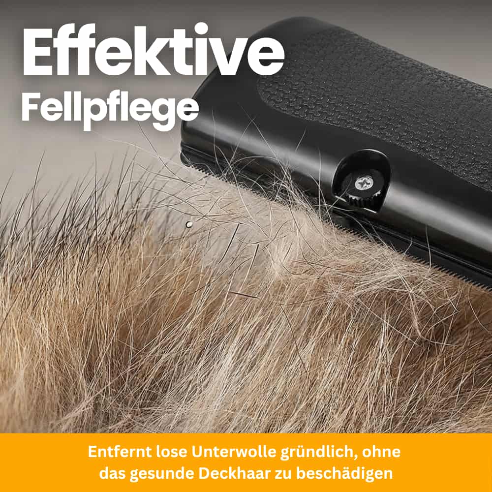 Premium Fellpflegebürste für Hunde