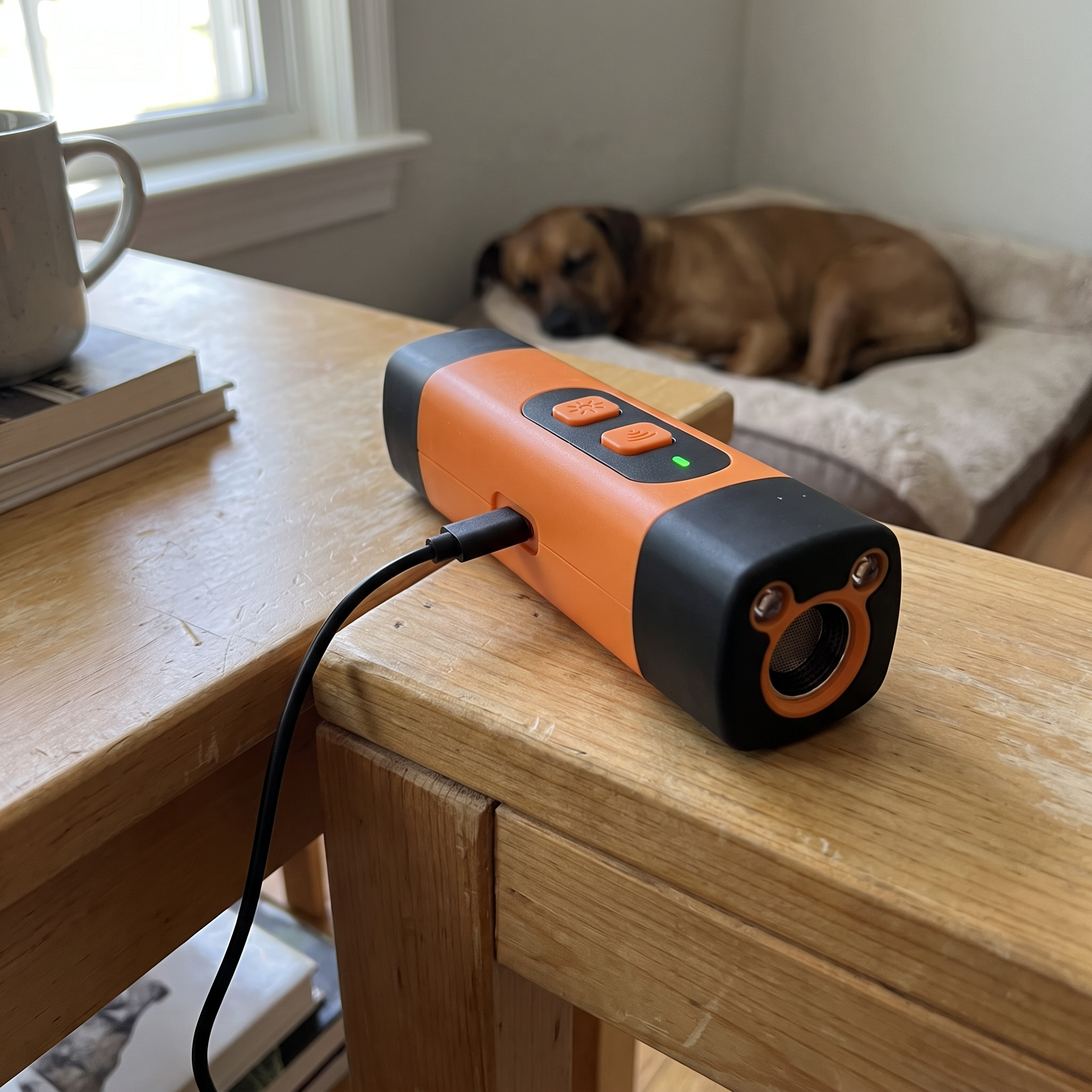 BarkStop – laden per USB-C (seitlicher Anschluss)