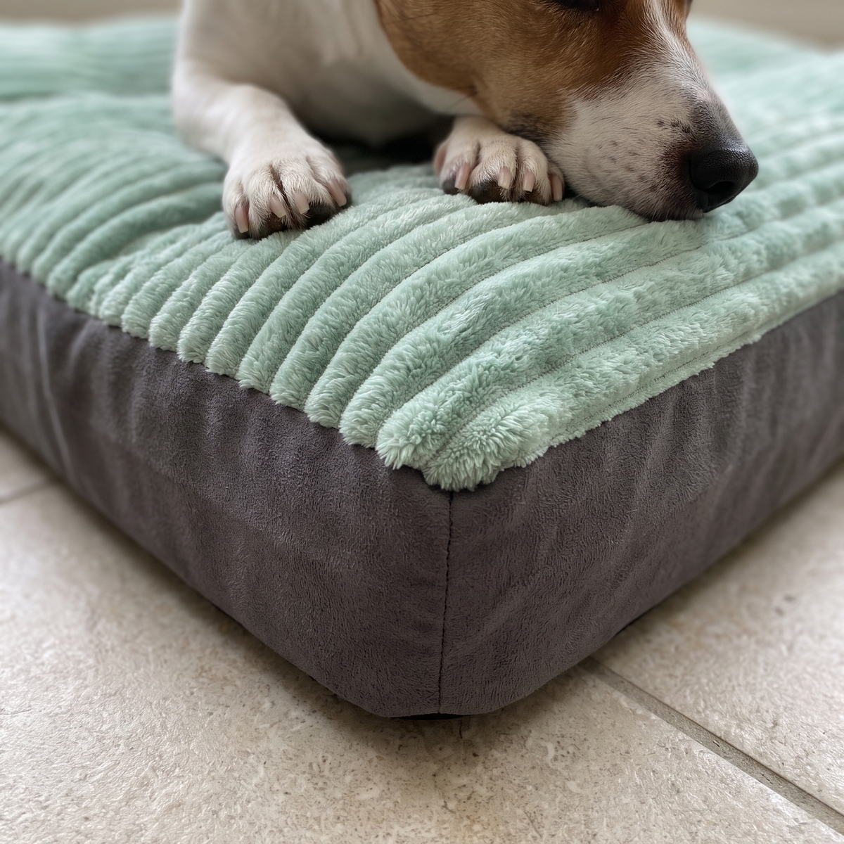 DreamPad – 7 cm dicke Polsterung an der Ecke der Matte