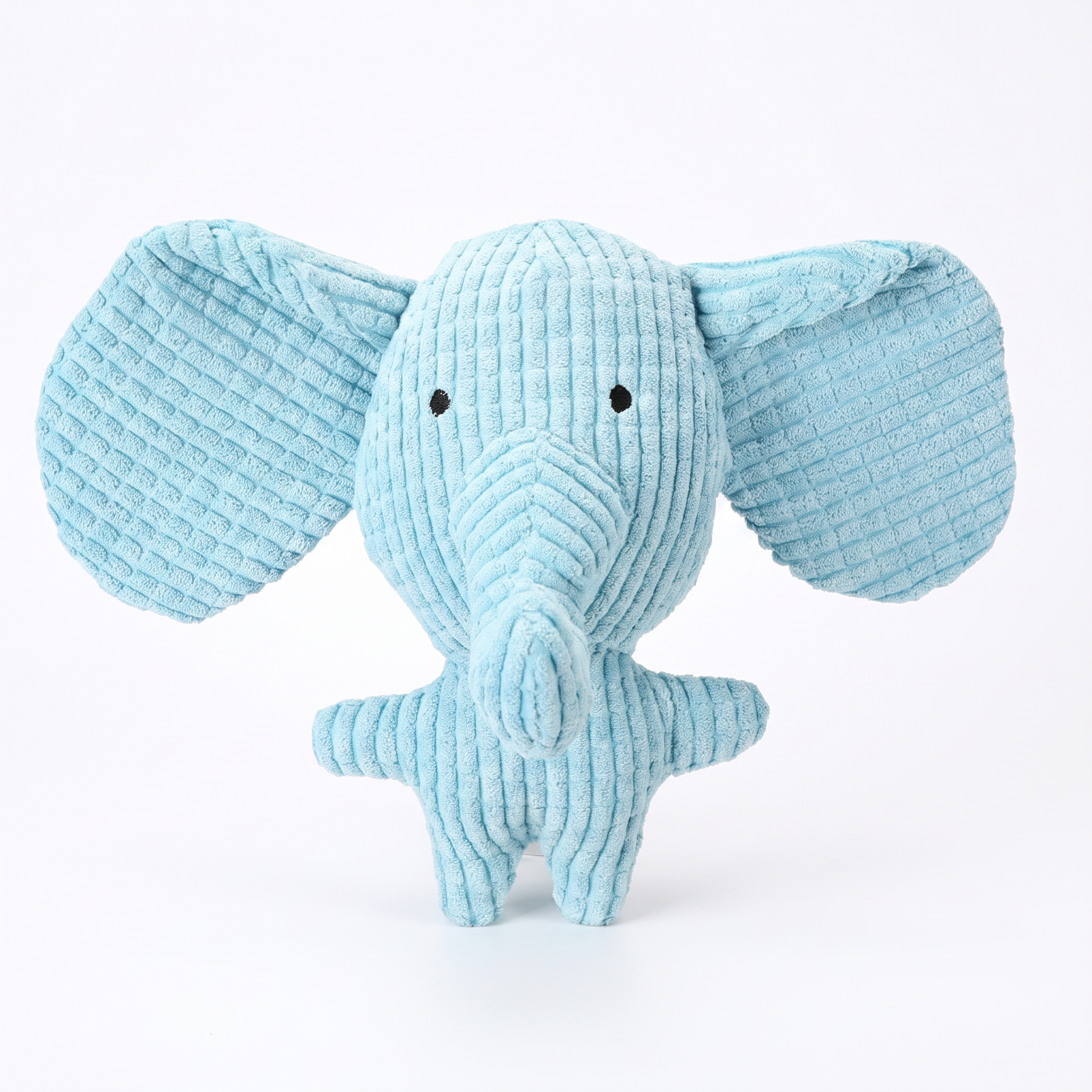 Blauer Plüsch-Elefant Hundespielzeug mit Quietscher