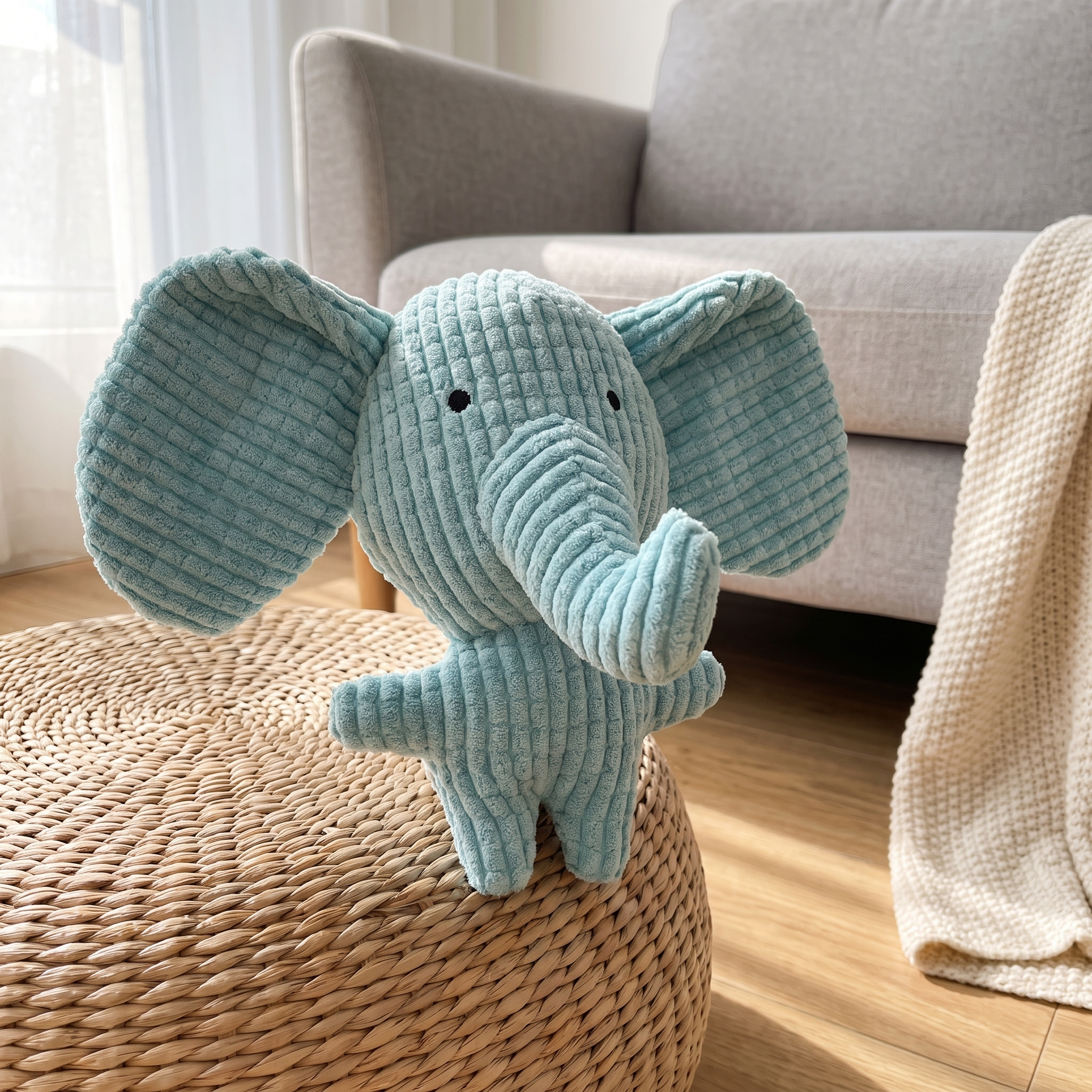 KauElefant immer griffbereit im Wohnzimmer