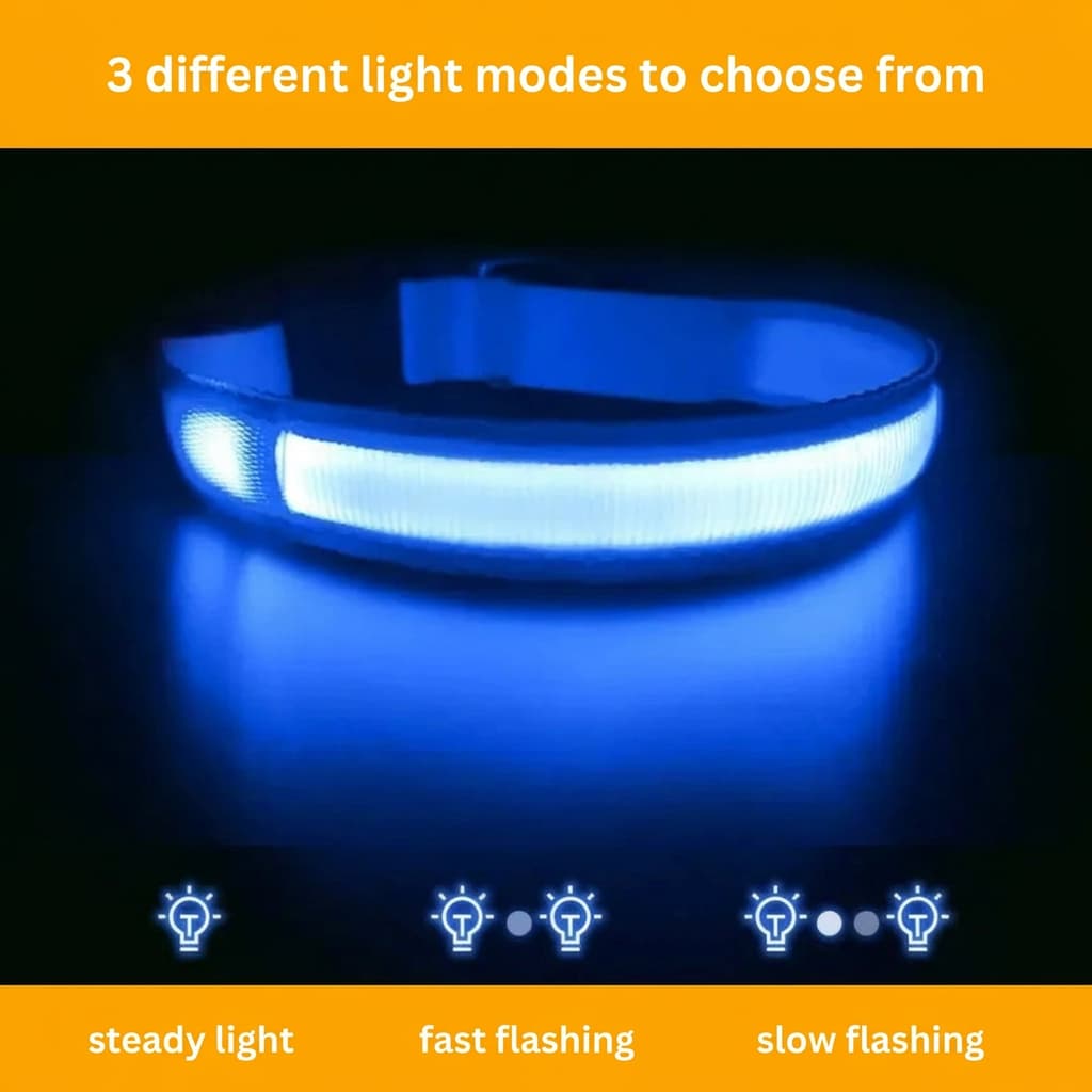 LED Light-Up Dog Collar [Double Offer]