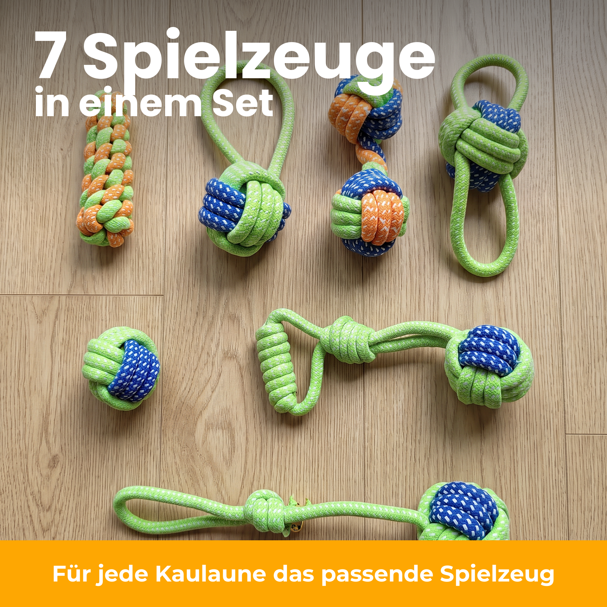 [de] 7 Spielzeuge in einem Set