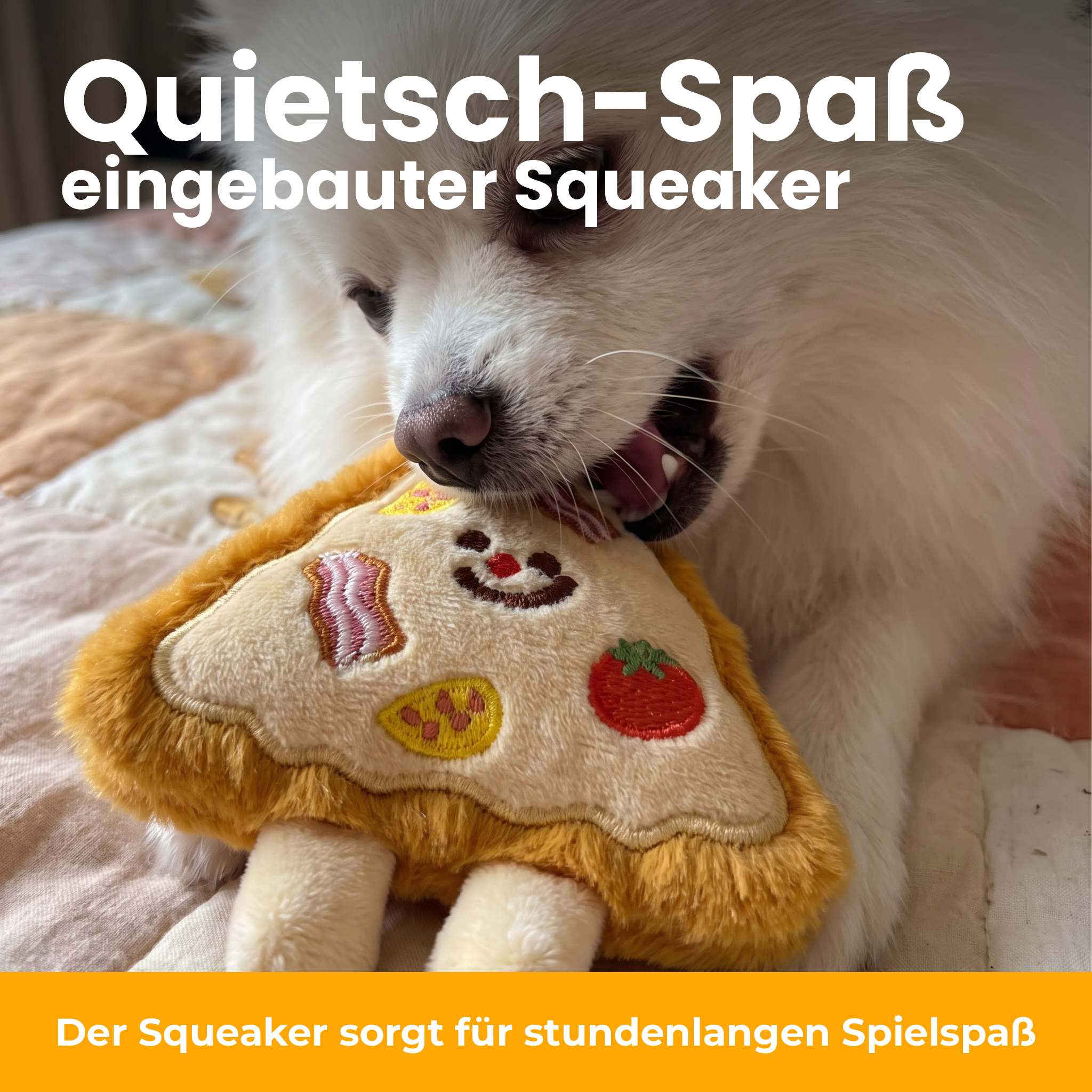 [de] PizzaPfote Quietsch-Spaß